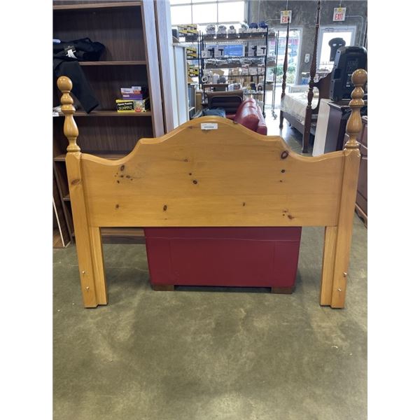 QUEENSIZE PINE HEADBOARD