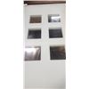 Image 4 : MODERN GLASS TOP DRAW LEAF DINING TABLE WITH 4 CHAIRS