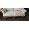 Image 3 : RATTAN LOVESEAT AND CHAIR
