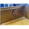 Image 5 : ANTIQUE RESTMORE FURNITURE VANCOUVER BC, DRESSER WITH BRASS CORNER GALLERY AND DRESSER TOP MIRROR WI