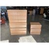 Image 1 : 9 DRAWER OAK DRESSER AND NIGHT STAND