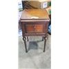 Image 1 : ANTIQUE 2 DRAWER SIDE TABLE, RESTMORE FURNITURE VANCOUVER BC
