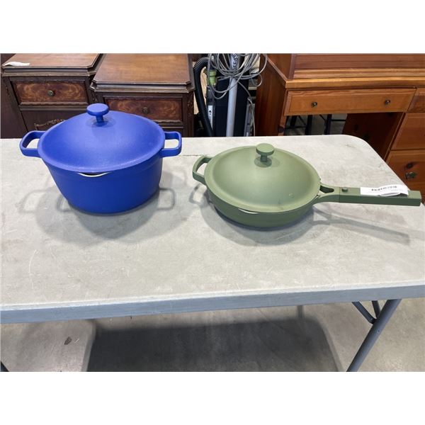 'OUR PLACE' NON STICK PAN AND LIDDED POT