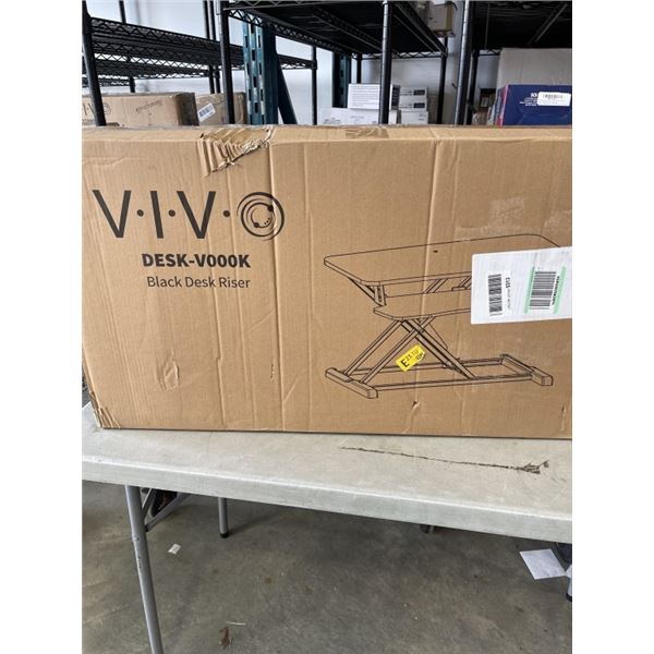 VIVO BLACK DESK RISER