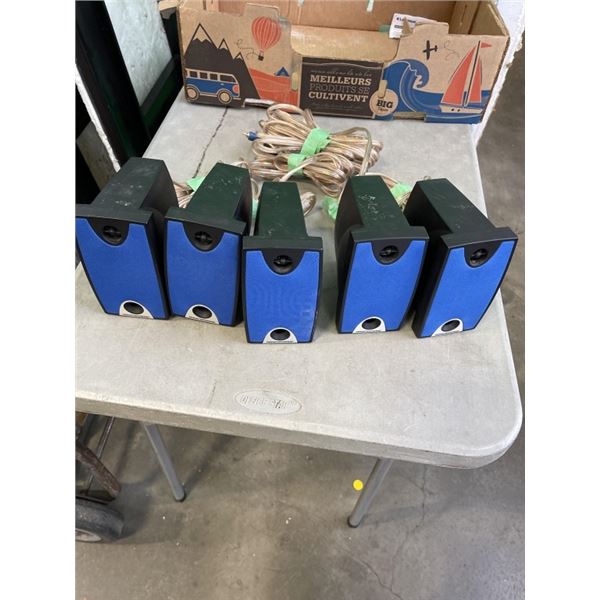 5 MONSTER GAME WIRED SPEAKERS