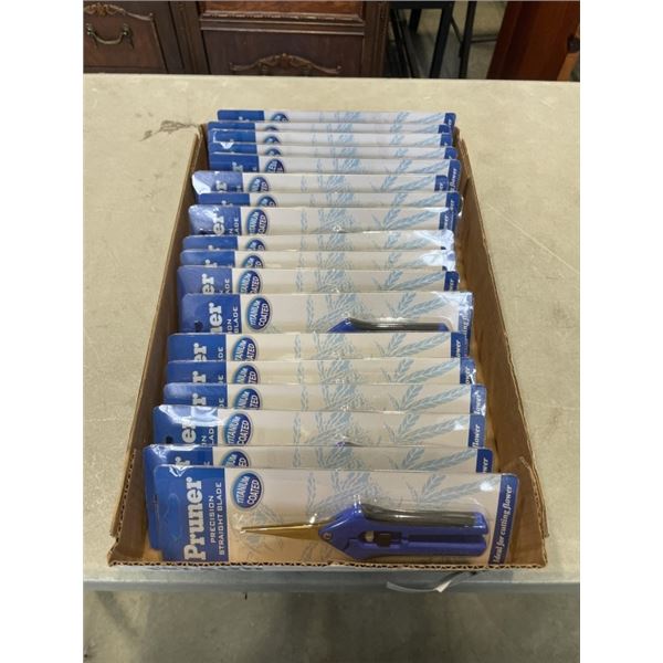 18 NEW SETS OF TITANIUM COATED PRECISION STRAIGHT BLADE PRUNERS