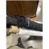 Image 3 : 3 ROLLS OF FABRIC, 2 BLACK 1 WHITE. MEASUREMENTS APROX 80' X 5', 120' X 5', 15' X4.5'