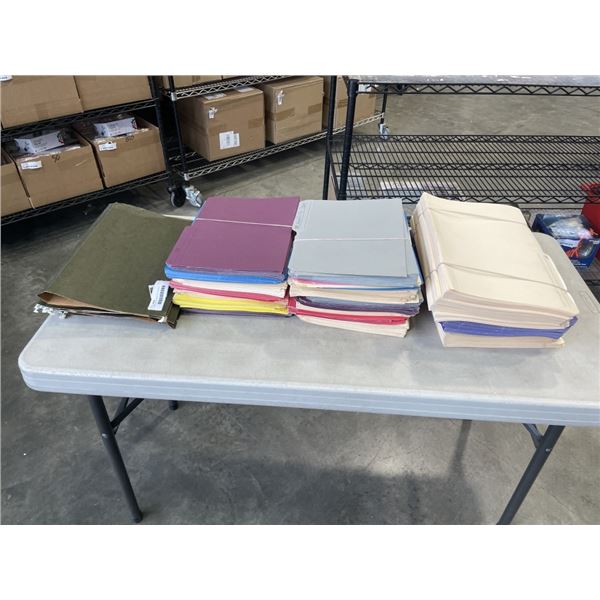 LARGE LOT OF NEW FILE FOLDERS