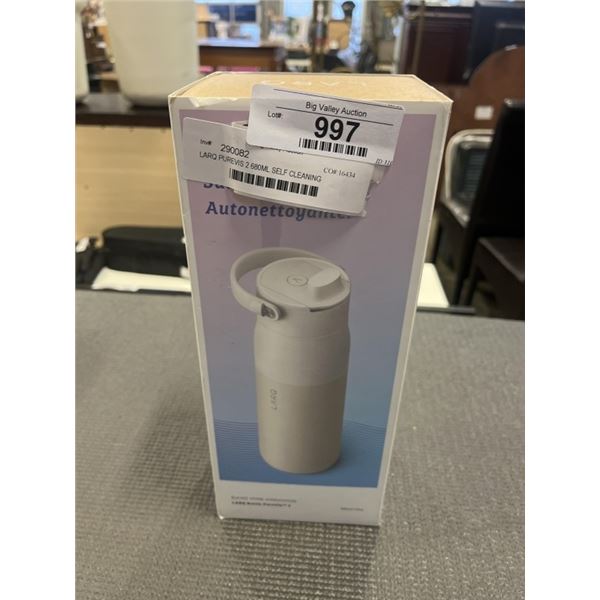 LARQ PUREVIS 2 680ML SELF CLEANING INSULATED STAINLESS STEEL WATER BOTTLE W/ SMART SENSOR - TESTED W