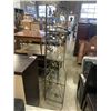 Image 4 : DECORATIVE METAL FOLDING GLASS CORNER SHELF
