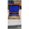 Image 1 : ANTIQUE WOODEN CASED UNION CASE "O.B ALLAN VANCOUVER" STEAK SET