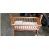 Image 1 : VINTAGE BABY ROCKING BED