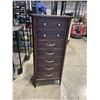 Image 1 : SOLID WOOD DARK FINISH LINGERIE CHEST