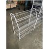 Image 3 : 2 WHITE SHOE RACKS