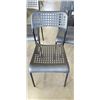 Image 2 : 5 BLACK STACKING CHAIRS