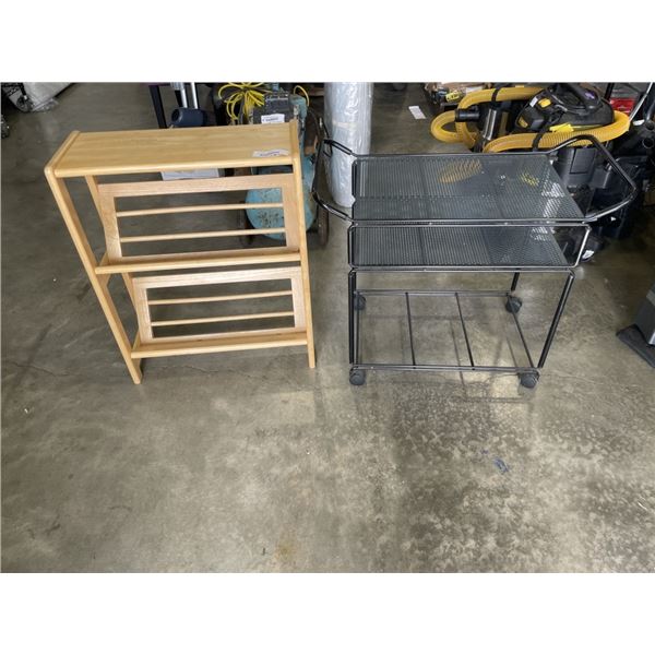ROLLING CART AND SHELF