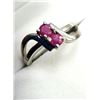 Image 1 : STERLING SILVER NATURAL ENHANCED RUBY (0.30CT) RING, SIZE 7, W/A $445.00. RUBY IS THE BIRTHSTONE FOR