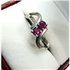Image 2 : STERLING SILVER NATURAL ENHANCED RUBY (0.30CT) RING, SIZE 7, W/A $445.00. RUBY IS THE BIRTHSTONE FOR
