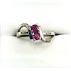 Image 3 : STERLING SILVER NATURAL ENHANCED RUBY (0.30CT) RING, SIZE 7, W/A $445.00. RUBY IS THE BIRTHSTONE FOR