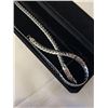 Image 3 : NEW PLATINUM PLATED 8.0MM SERPENTINE NECKLACE 24" LONG