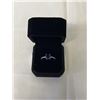 Image 1 : NEW PLATINUM PLATED 1.25CT PRINCESS CUT SAPPHIRE BLUE SIMULATED DIAMOND (CZ) RING SIZE 8