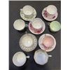 Image 2 : 9 TEACUPS AND 5 SAUCERS SOME MATCHING