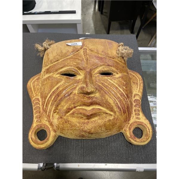 LARGE TERRA COTTA MASK 20 X 20 INCH