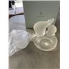 Image 2 : 4 NEW PARTYLITE CANDLE HOLDERS - DISH, FROGS, ELEPHANT, AND POLAR BEARS