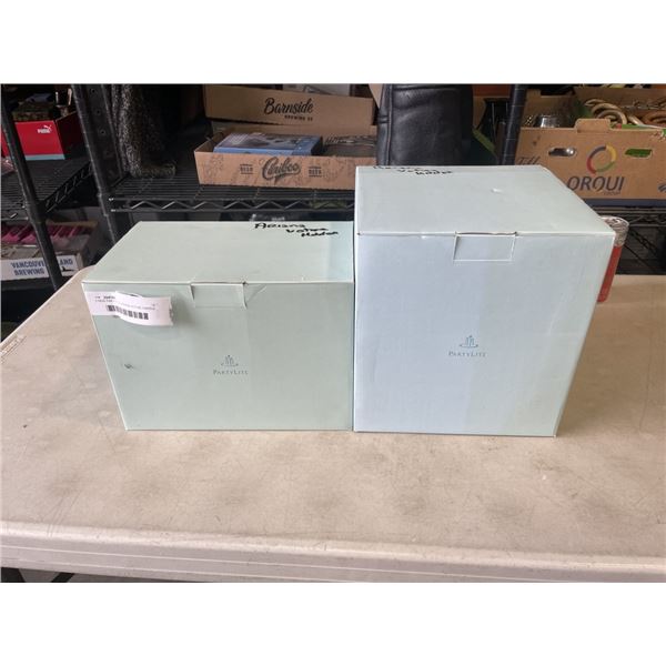 2 NEW PARTYLITE ARIANA VOTIVE CANDLE HOLDERS