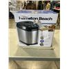 Image 1 : HAMILTON BEACH ARISTAIN DOUGH AND BREAD MAKER - TESTED WORKING, RETAIL $149