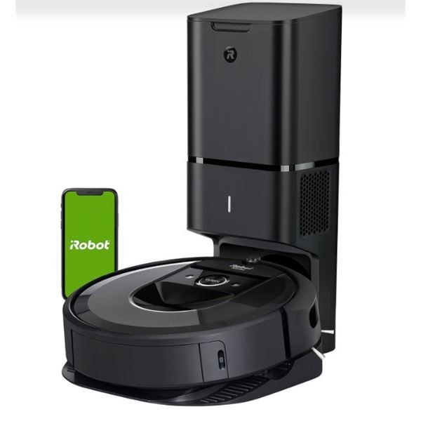 IROBOT ROOMBA I7+ WIFI CONNECTED SELF EMPTYING ROBOT VACUUM - TESTED WORKING, RETAIL $999