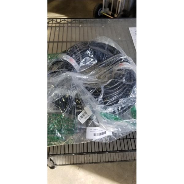 INDOOR/OUTDOOR 3 WIRED GROUNDED  HEAVYDUTY 14AWG  APPROX 75FT BLACK EXTENSION CORD