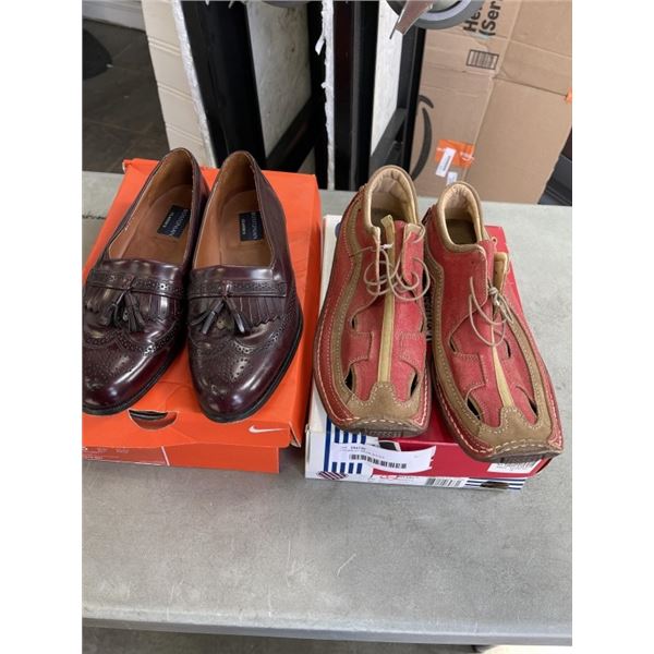 2 PAIRS OF MENS SHOES