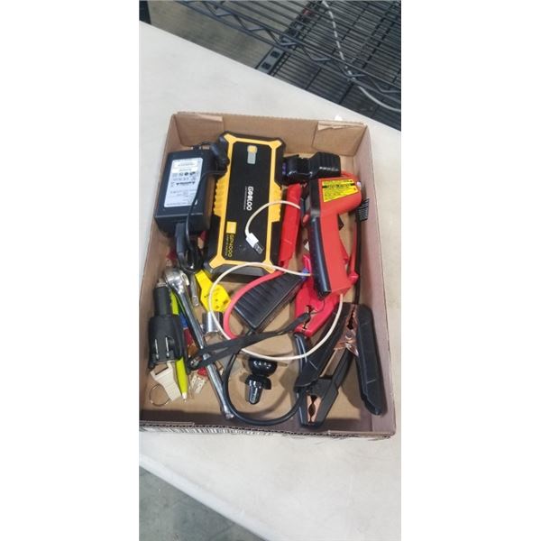 GOOLOO GP400 JUMPSTARTER AND ASSORTED HAND TOOLS