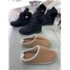 Image 1 : 2 NEW WOMENS SIZE 7.5 WINTER BOOTS AND SLIPPERS