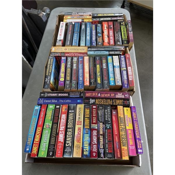 3 TRAYS OF BOOKS