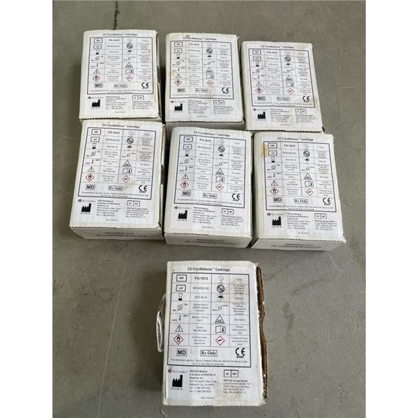 7 BOXES OF NEW CO2 CARTRIDGES, 36800