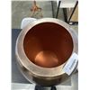 Image 3 : METAL COPPER PLANT POT 22 INCH TALL