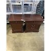 Image 1 : SOLID WOOD FURNITURE C. PAIR OF SIDE TABLES