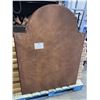 Image 4 : SOLID WOOD FURNITURE CO. HANGING DRESSING MIRROR, BEVELLED