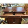Image 4 : SOLID WOOD FURNITURE CO. 2 DOOR WARDROBE WITH INNER DRAWERS AND JEWELLERY DRAWERS AT TOP