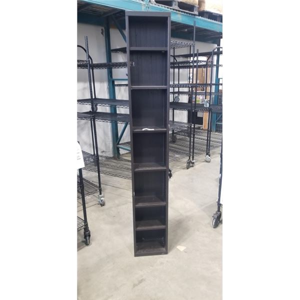 BLACK FINISH 6FT DISPLAY SHELF