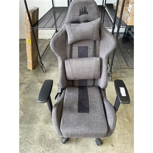 CORSAIR TC100 RELAXED ERGONOMIC FABRIC GAMING CHAIR, RETAIL $364