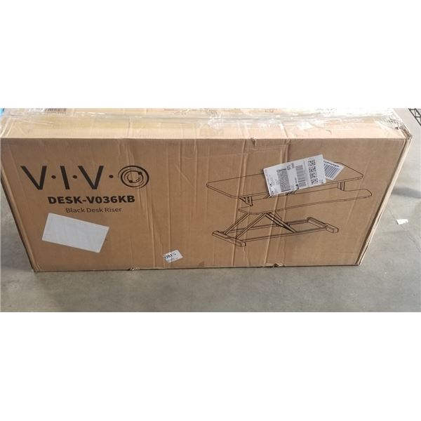 VIVO BLACK DESK RISER