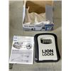 Image 2 : 6 NEW LION LOCKS KEY BOX WITH SHACKLE