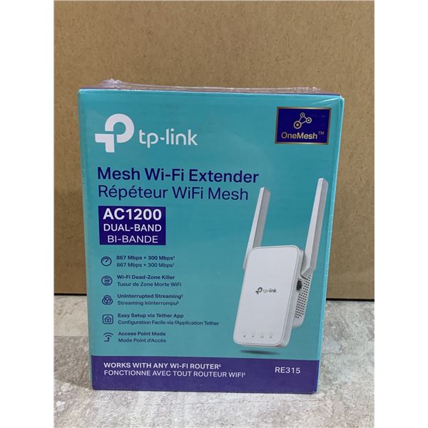 TP-Link Mesh Wi-Fi Extender OneMesh Dual Band AC1200