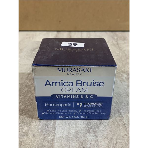 Murasaki Beauty Arnica Bruise Cream Vitamins K & C 4 Oz
