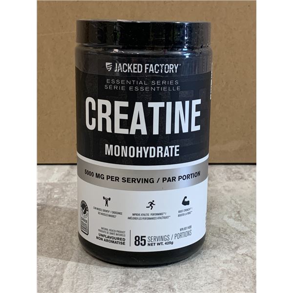 Jacked Factory Essential Series Creatine Monohydrate 5000 mg Per Serving 85 Servings