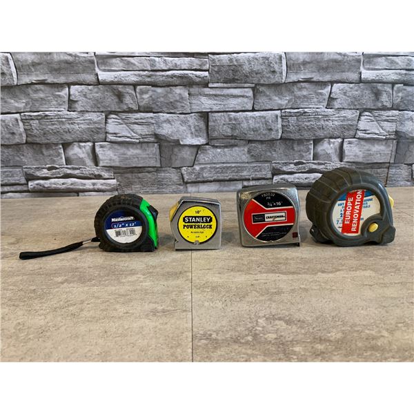 Lot of 4 Measuring Tapes