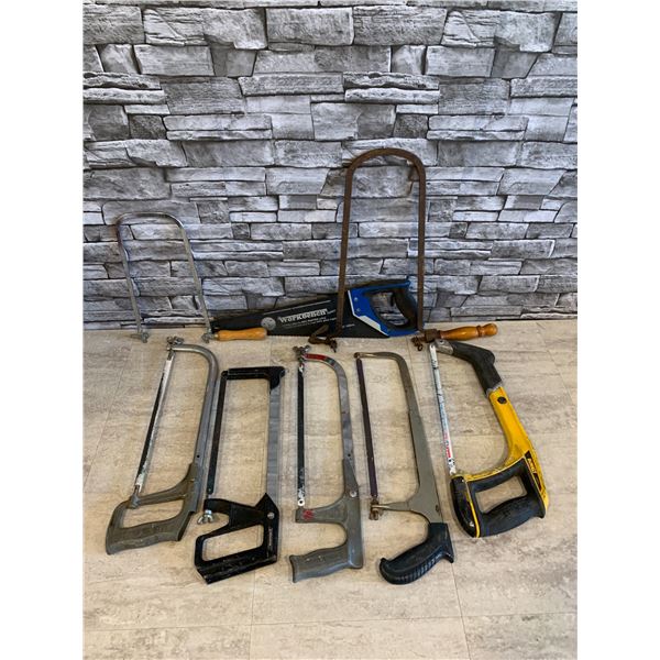 Lot of 8 Assorted Saws